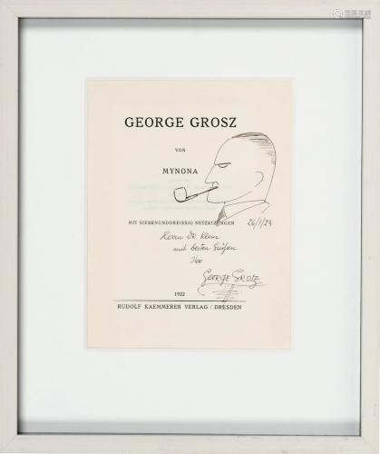 George Grosz, Berlin 1893 - 1959 Berlin