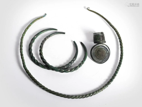 Collection of Celtic jewelry, 6th-4th century BC.