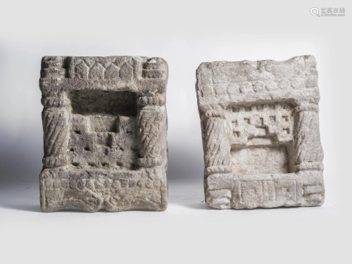 Two architectural fragments, 2nd-4th century AD.