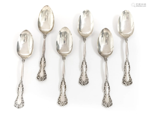 INTERNATIONAL STERLING SILVER TABLE SPOONS