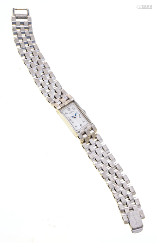 PAUL DITISHEIM, 14KT WHITE GOLD WRIST WATCH L 8