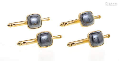 14KT & BLACK PEARL STUDS