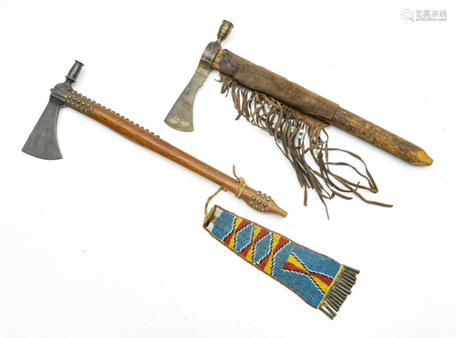 NATIVE AMERICAN PIPE TOMAHAWKS