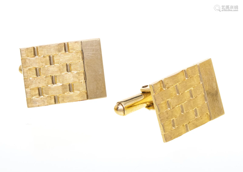 14KT GOLD CUFFLINKS