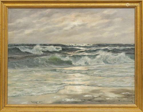 PATRICK VON KALCKREUTH OIL PAINTING SEA