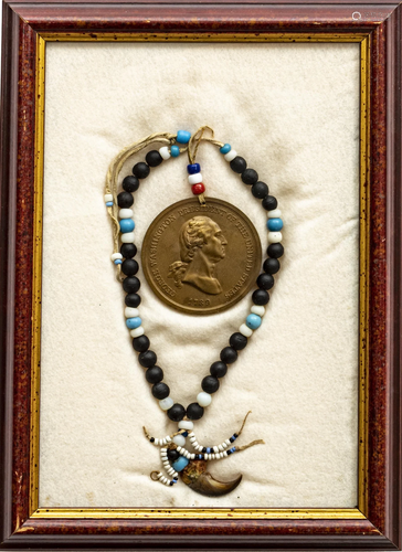 GEORGE WASHINGTON PEACE MEDAL, NECKLACE