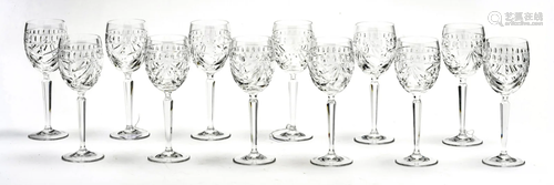 WATERFORD CRYSTAL WATER GOBLETS, 