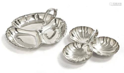 WALLACE & RICHARD DIMES STERLING SILVER DISHES