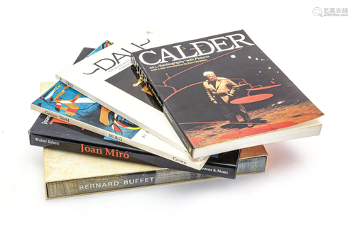 ART HISTORY BOOKS,CALDER, MIRO, DALI AND B…