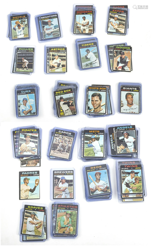 GROUPING OF TOPPS BASEBALL CARDS, 1971, 120 CARDS