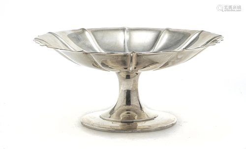 STERLING SILVER PEDESTAL COMPOTE BY HW CO