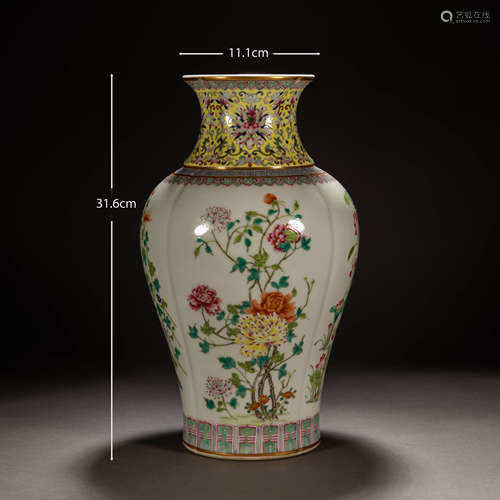 Qing Dynasty of China
Qianlong model famille rose melon ridg...