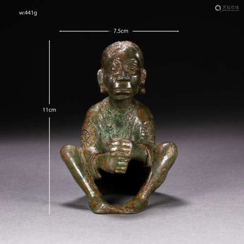 China Liao Dynasty Bronze Arhat