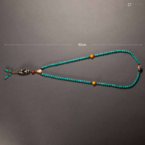Qing Dynasty of China
green Turquoise Necklace