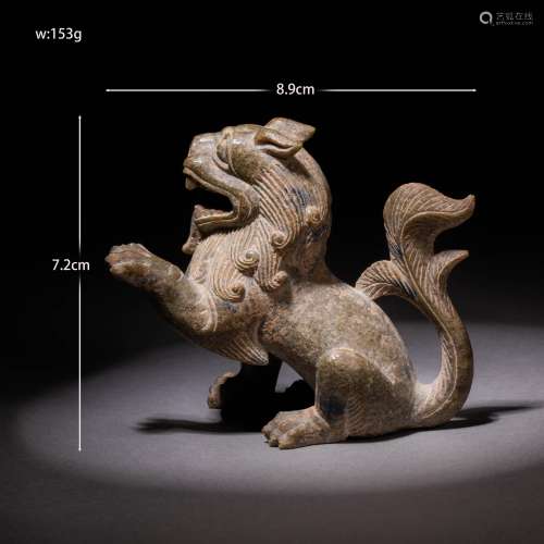 Chinese Tang Dynasty Stone Lion