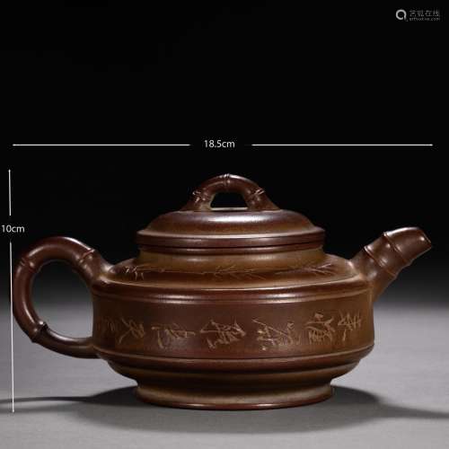 Qing Dynasty of China
Purple Clay Teapot