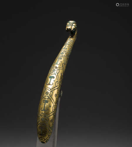 中国古代铜错金带钩