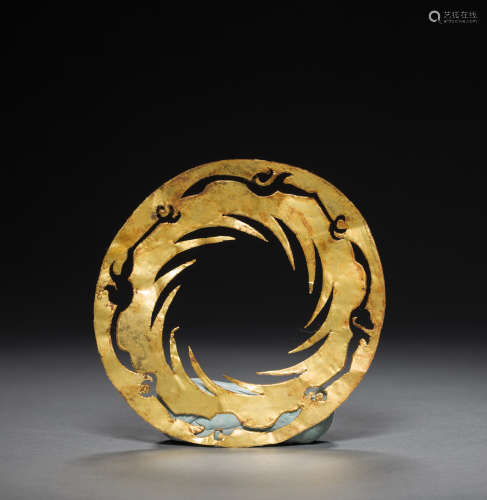 中国古代纯金饰品