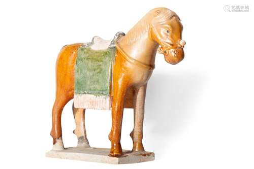 Sancai pottery horse, China, Ming Dynasty