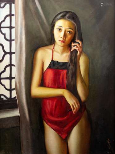 Feng Chen (Shenyang 1955) - Dressing at dawn, 1993