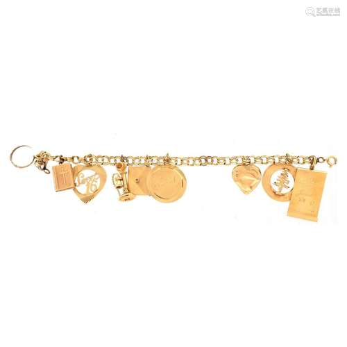 14K Charm Bracelet