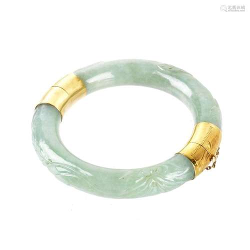 Jade and 14K Bracelet