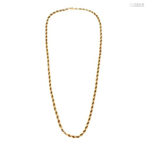 14K Rope Necklace