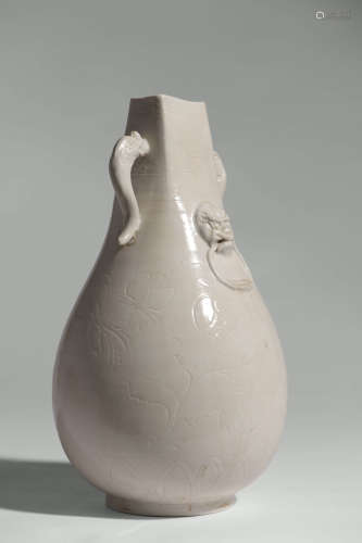 DING KILN WHITE GLAZE VASE