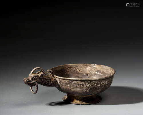 A CHINESE SILVER BOWL