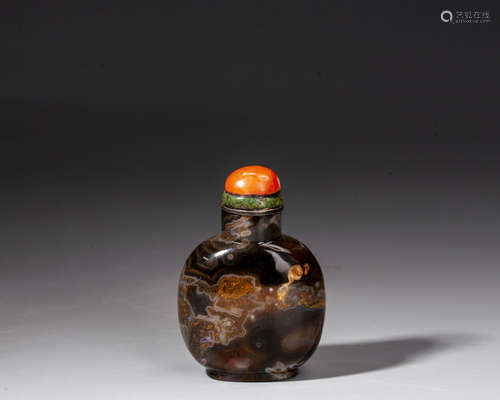 A CHINESE SNUFF BOTTLE,QING DYNASTY