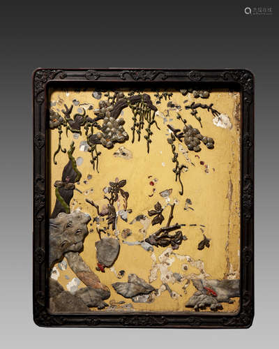 A CHINESE HANGING PANEL,QING DYNASTY