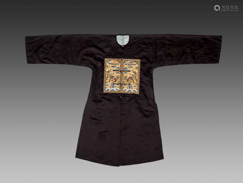 A CHINESE ATTACHE ROBE,QIANLONG PERIOD