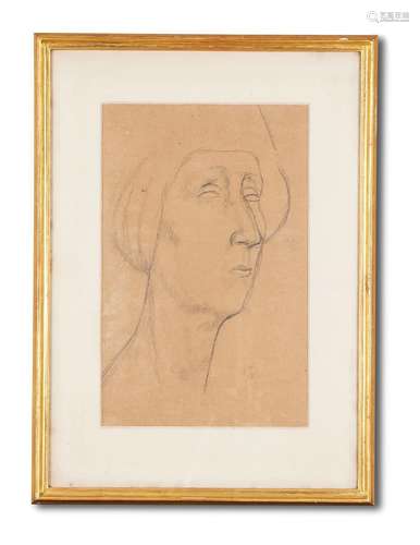 λ NINA HAMNETT (BRITISH 1890-1956), PORTRAIT OF EDITH SITWEL...