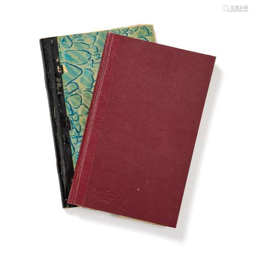 SACHEVERELL SITWELL. (1897-1988). TWO MANUSCRIPT NOTEBBOOKS,...