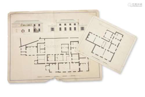 Ɵ AN ARCHITECTURAL DRAWING OF THE CHIEF SECRETARY'S LOD...