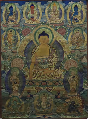 A Thangka Depicting Shakyamuni