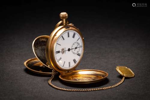 19世紀 播威 K18金無垢 懐中時計