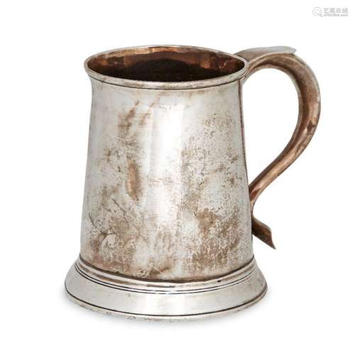 A George III silver tankard, London, c.1773, maker's ma...