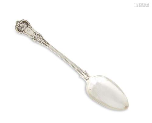 A Scottish William IV silver basting spoon, Glasgow, c.1839,...