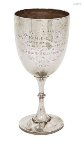 A large George V silver trophy cup, Chester, c.1920, Jones &...