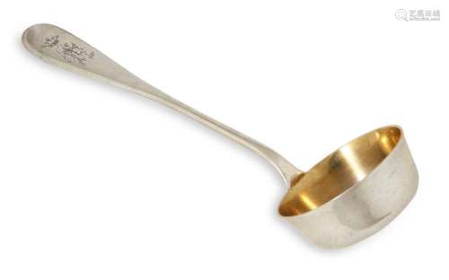 A Russian silver ladle, St Petersburg, 1908-1926 Grachev Bro...