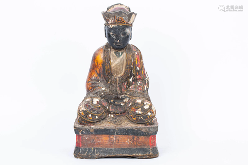 QING DYNASTY ''ZUSHI'' STATUE