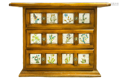 A PINE NOVELTY CABINET