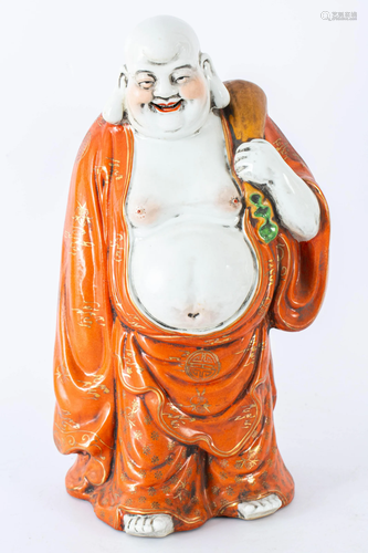 19TH CENTURY ''ZAO NI JIN'' ''BUDAI'' BUDDHA STATUE