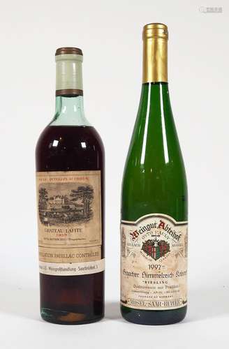 FRANZÖSISCHER ROTWEIN, Chateau Lafite 1939,