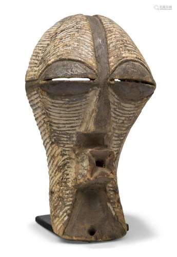 A Luba / Songye 'Kifwebe' female miniature mask, 2...