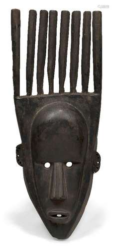 A Bambara / Bamana N'tomo male dancer mask, Mali, 20th ...