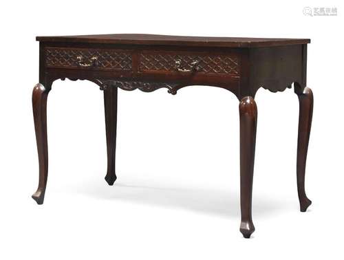 A George II style Maple & Co mahogany side table, circa ...