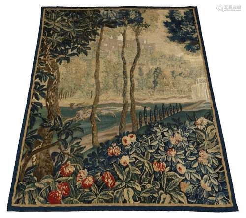 A French tapestry panel, late 17th/early 18th century, depic...