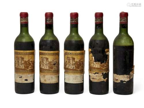 Chateau Ducru-Beaucaillou, Saint-Julien: three 1961 bottles,...